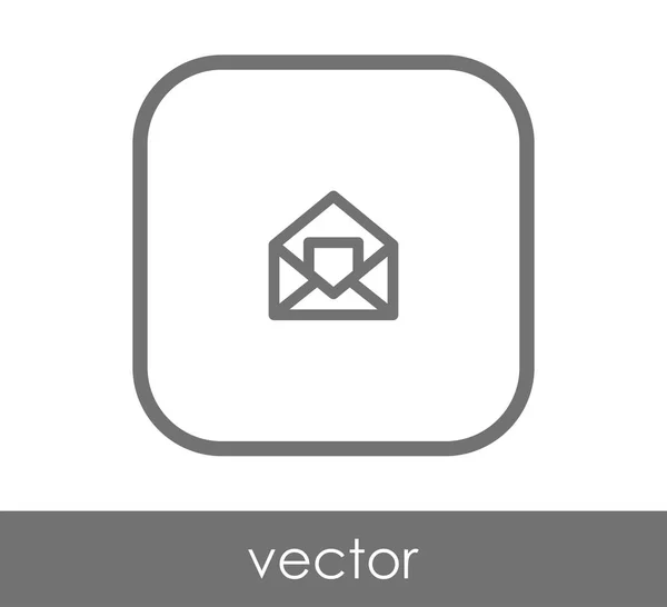 Illustration conception de l'icône de l'enveloppe — Image vectorielle
