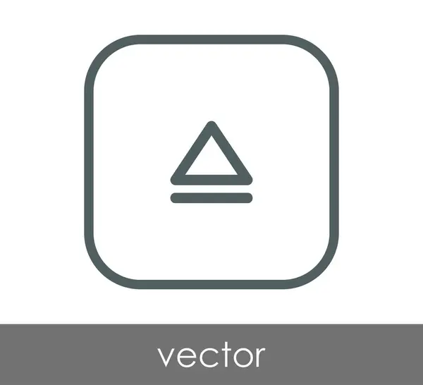 Ícone ejetar — Vetor de Stock