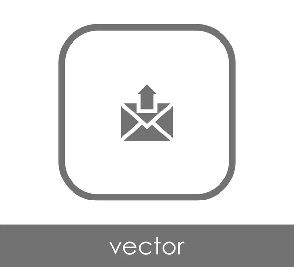 Odeslat email ikony — Stockový vektor