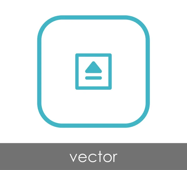 Icono de expulsión — Vector de stock