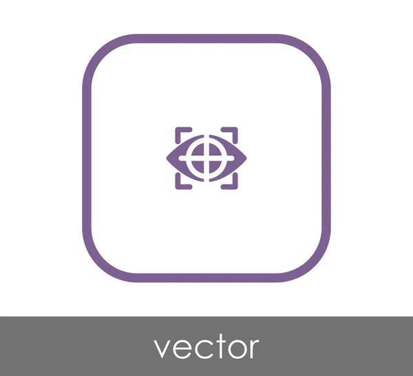 Augensymbol Symbol Vektorillustration — Stockvektor