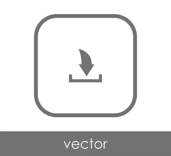 Icône flèche signe — Image vectorielle