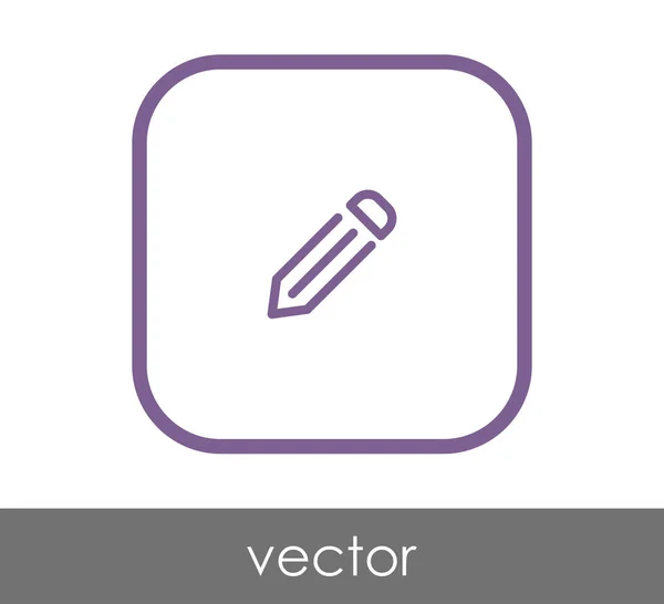 Vector Illustration Design Edit Concept Icon — Stock Vector