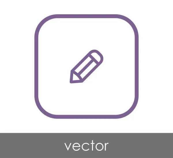 Vector Illustration Design Edit Concept Icon — Stock Vector