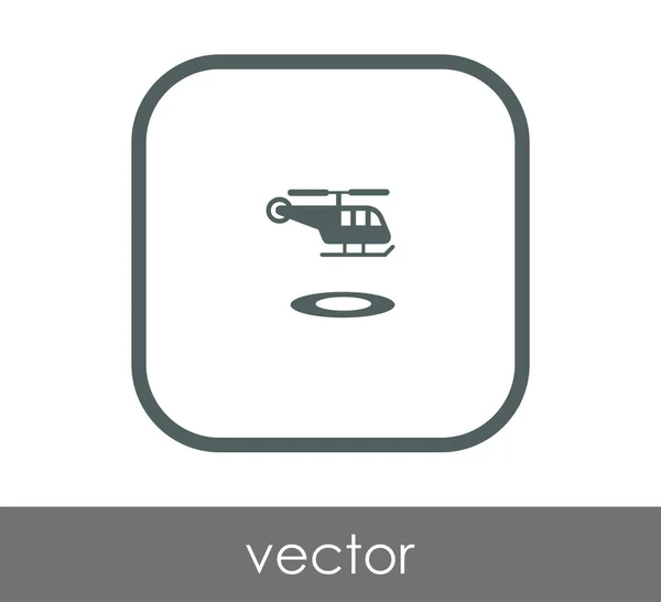 Icona web dell'elicottero — Vettoriale Stock