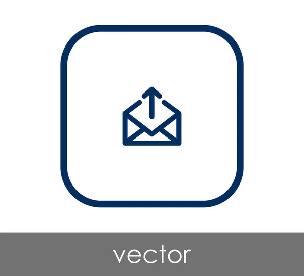 Enviar ícone de email — Vetor de Stock