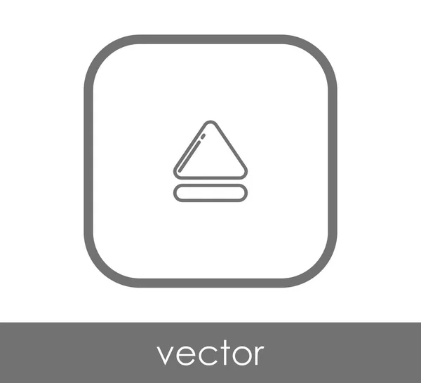 Icono de expulsión — Vector de stock