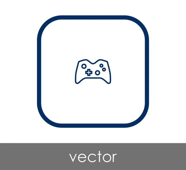 Juego joystick icono — Vector de stock