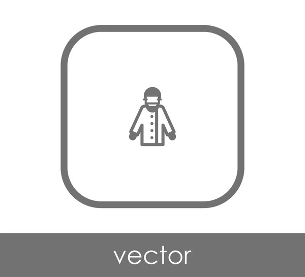 Doutor ícone web — Vetor de Stock