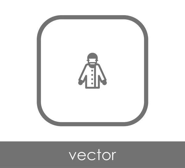 Doctor icono web — Vector de stock