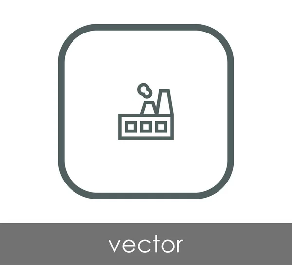 Icono Fábrica Industrial Ilustración Vectores — Archivo Imágenes Vectoriales