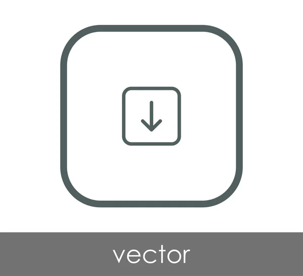 Symbol šipky ikona — Stockový vektor