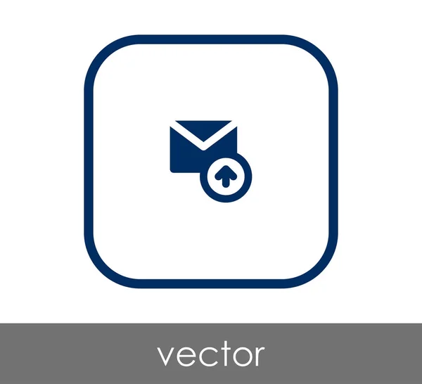 Enviar icono de correo electrónico — Vector de stock