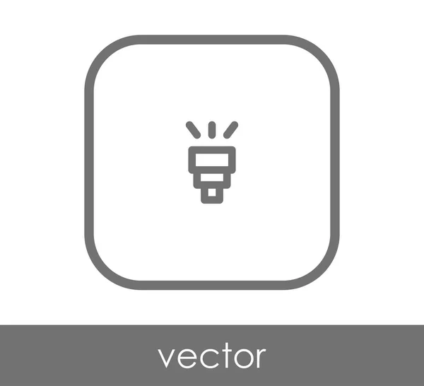 Camera flash icon — Stock Vector