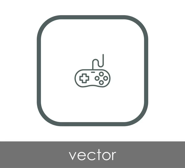 Oyun çubuğu simgesini illüstrasyon tasarımı — Stok Vektör