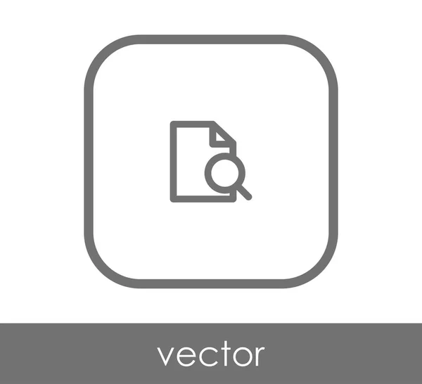 Dokument- webikon – Stock-vektor