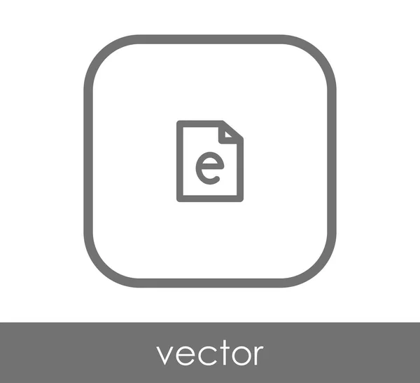 Dokument- webikon – Stock-vektor