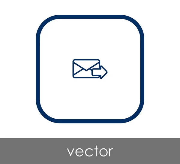 E-Mail-Symbol versenden — Stockvektor