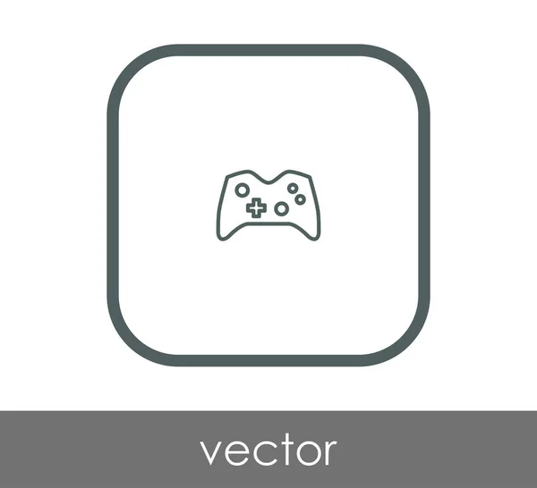 Juego joystick icono — Vector de stock