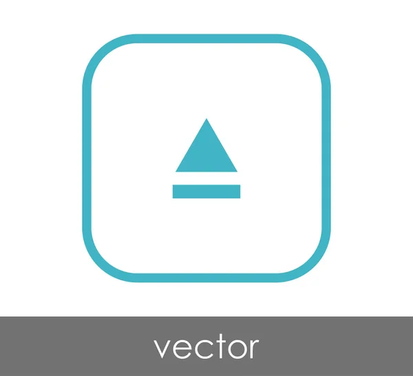 Icono de expulsión — Vector de stock