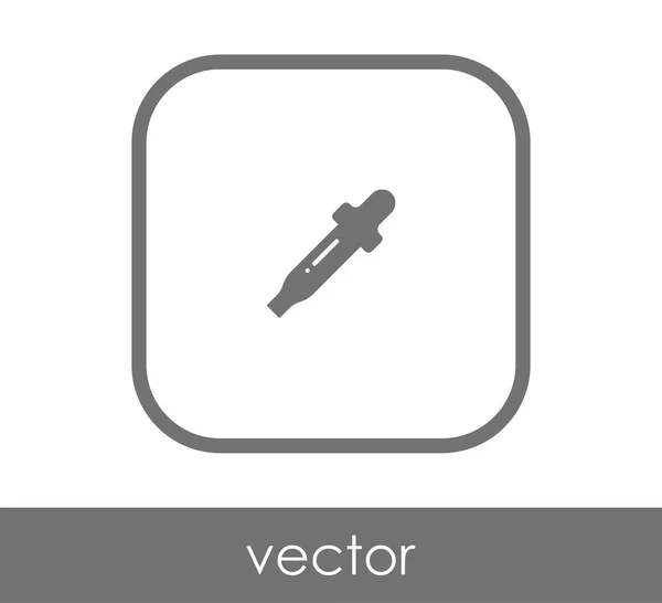 Pipette Symbol Vektor Illustration — Stockvektor