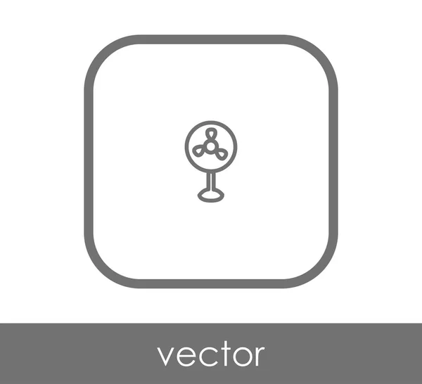 Fan Icon Symbol Vector Illustration — Stock Vector