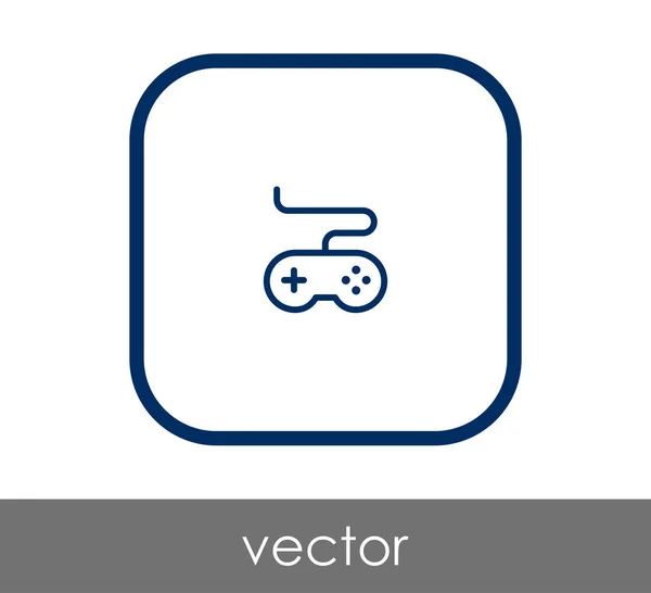 Joystick ícone plano — Vetor de Stock