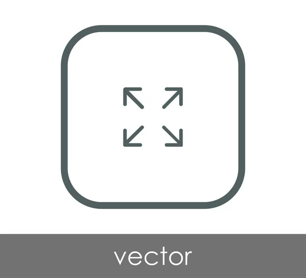 Icono de pantalla completa — Vector de stock