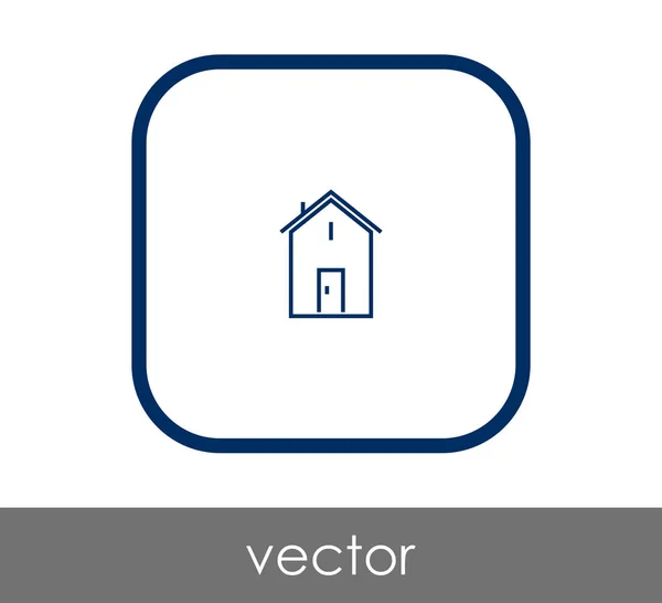 Ícone web Home — Vetor de Stock