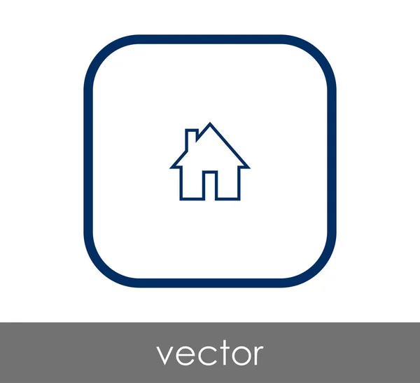 Ícone web Home — Vetor de Stock