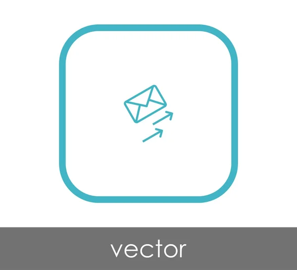 E-Mail-Symbol versenden — Stockvektor