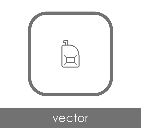 Brandstof kan pictogram — Stockvector