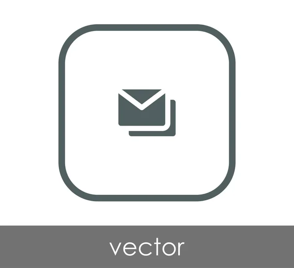 Pictogram Van Envelop Voor Webdesign Applicaties — Stockvector