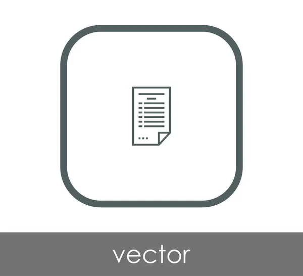 Documento web Ícone — Vetor de Stock