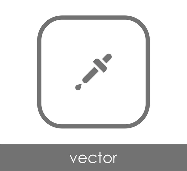 Pipette Symbol Vektor Illustration — Stockvektor