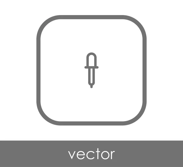 Gotero Icono Vector Ilustración — Vector de stock