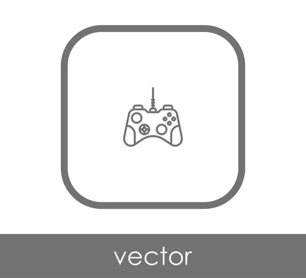 Jeu joystick icône — Image vectorielle