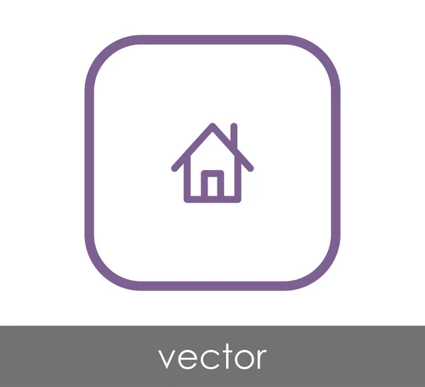 Ícone web Home —  Vetores de Stock