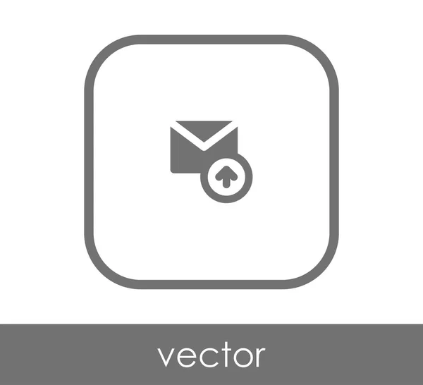 Enviar icono de correo electrónico — Vector de stock