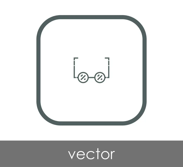 Anteojos Icono Vector Ilustración — Archivo Imágenes Vectoriales