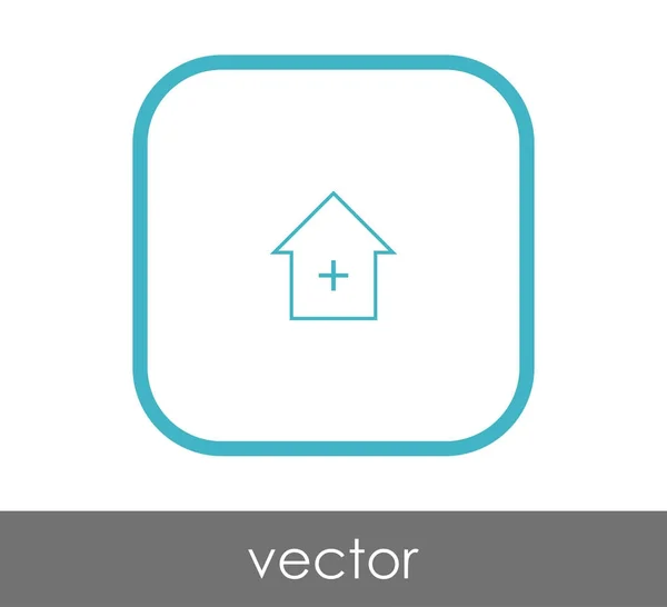 Ícone web Home — Vetor de Stock