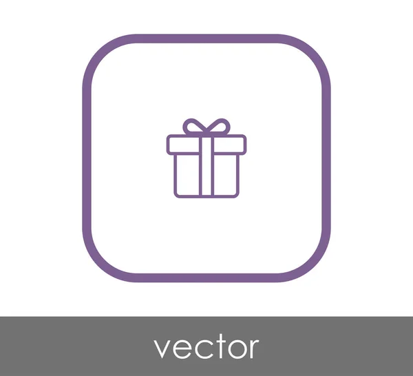 Vector illustration design of gift icon — Stock Vector