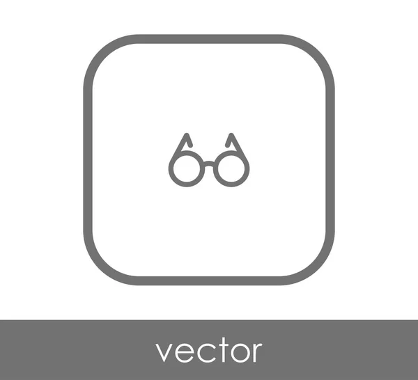 Eyeglasses Icon Vector Illustration — Stock Vector