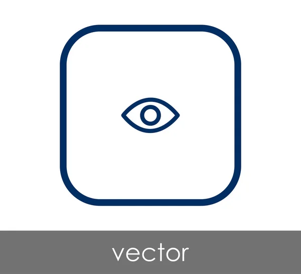 Øyeksikon Symbol Vektorillustrasjon – stockvektor
