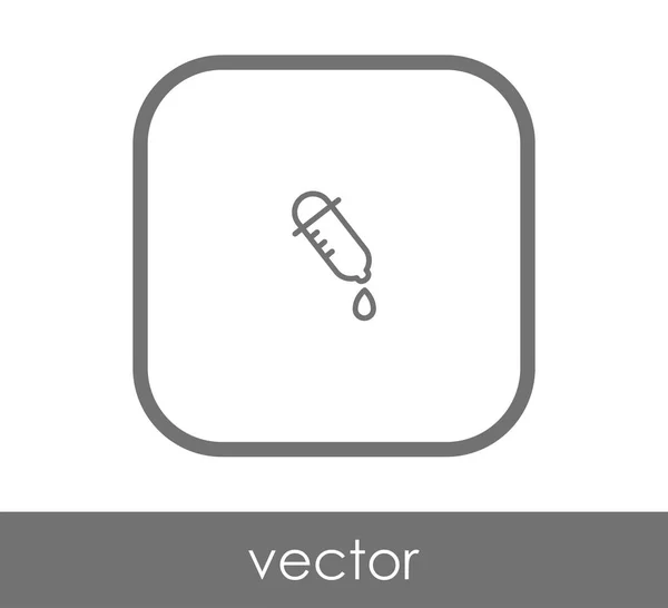 Dropper Icon Vector Illustration — Stock Vector