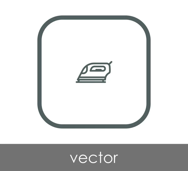 Conception de l'icône de fer — Image vectorielle