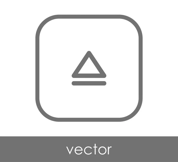 Ícone ejetar — Vetor de Stock