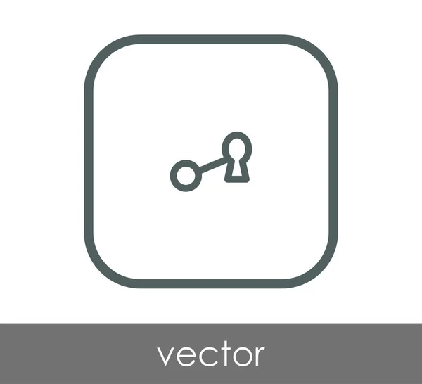 Home Key Icon Vector Illustration — Stock Vector