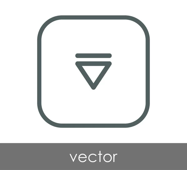 Illustration Design des Auswurfsymbols — Stockvektor