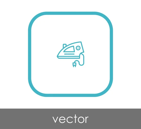 Diseño de icono de hierro — Vector de stock